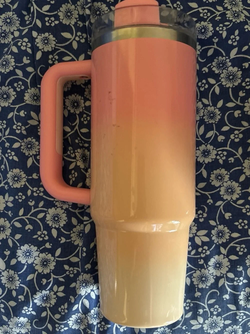 Stanley Limited Edition Pink Mesa Sunset to Cream Ombre Travel Mug with Handle